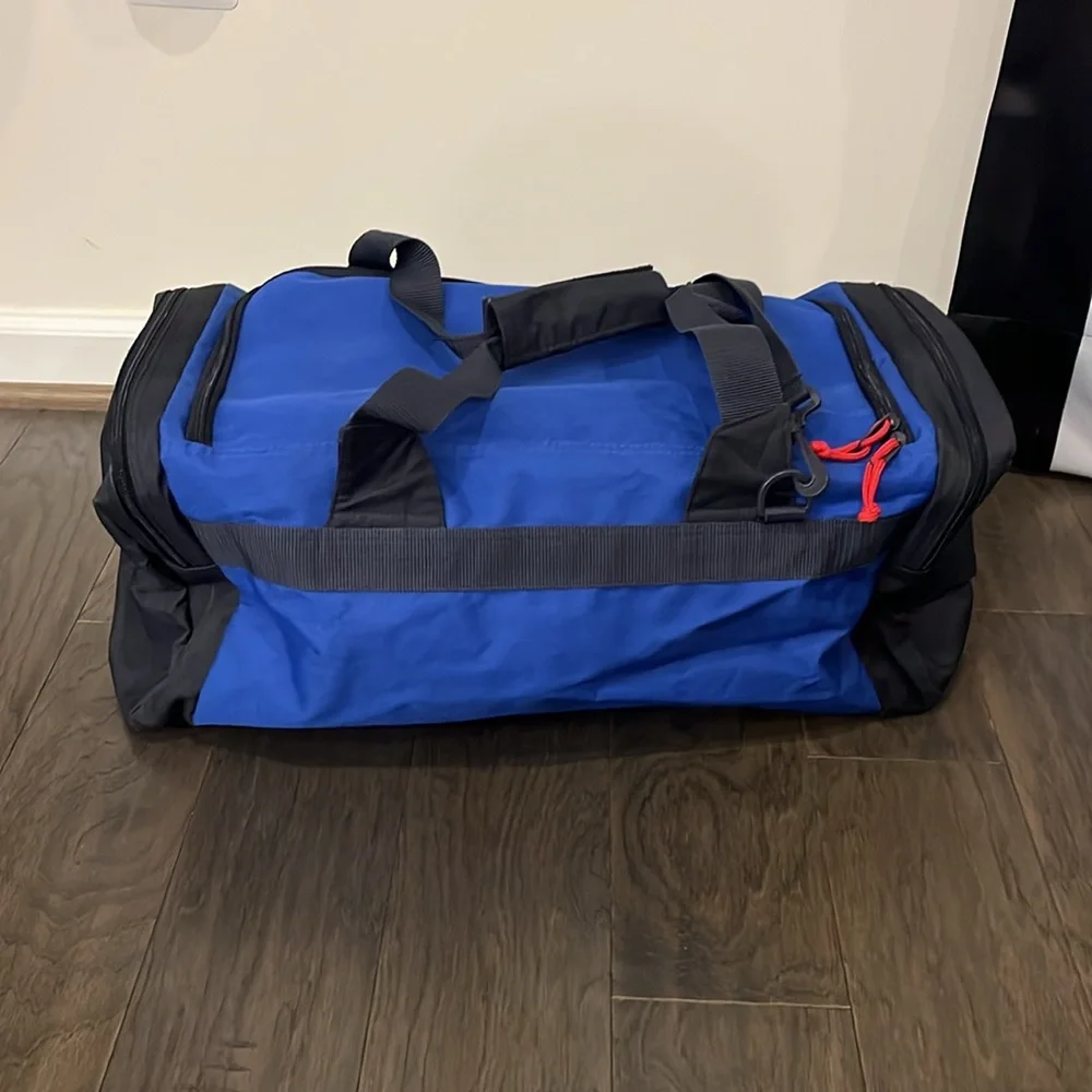 Polo Sport Ralph Lauren Vintage Duffel Duffle Bag Travel Gym blue 90s